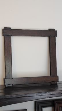 Custom Made 24" X 24" Arts And Craft Dovetail Mirror Frame