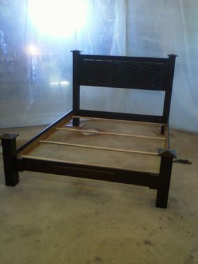 Custom Made Basket Weave Bed