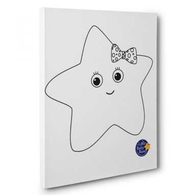 Custom Made Little Baby Bum Twinkle Star Coloring Canvas Wall Art