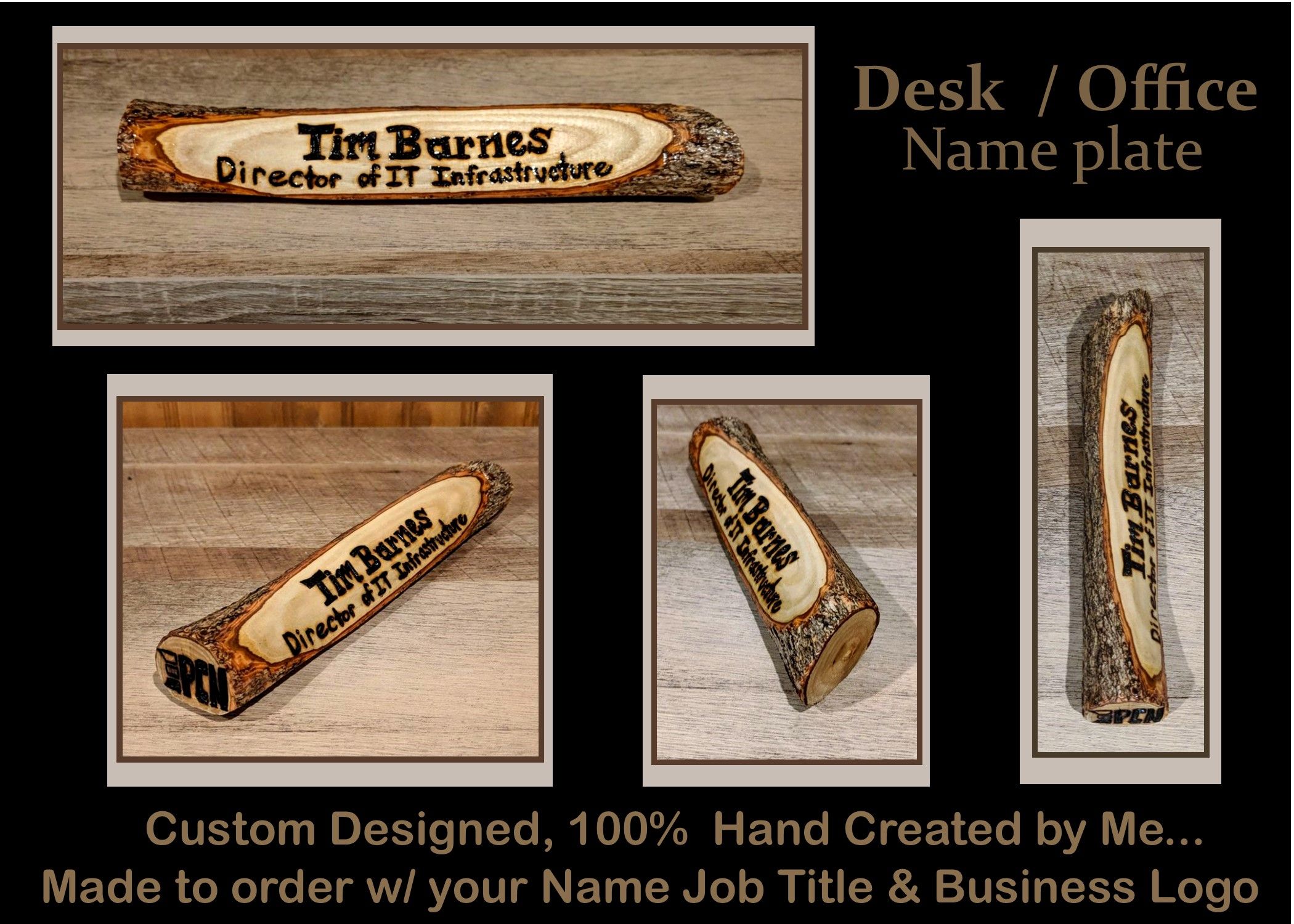 Buy A Hand Made Desk Name Plate Office Name Plate Office Gift