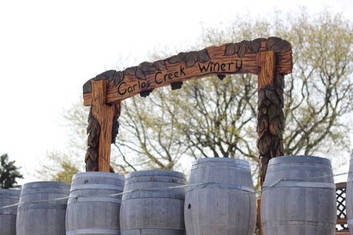 Custom Made Wedding Arch For Carlos Creek Winery