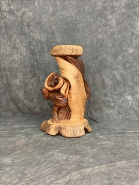 Custom Made Twisted Juniper Taxidermy Pedestal
