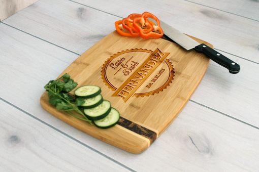 Custom Made Personalized Cutting Board, Engraved Cutting Board, Custom Wedding Gift – Cb-Bamm-Fernandez Family