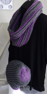 Custom Made Crochet Infinity Hat & Scarf