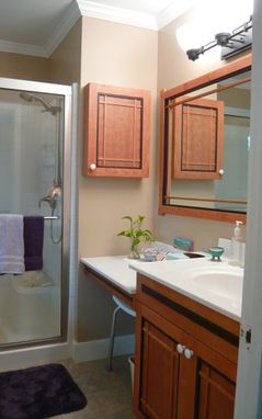 Custom Made Greene & Greene Bathroom Cabinetry