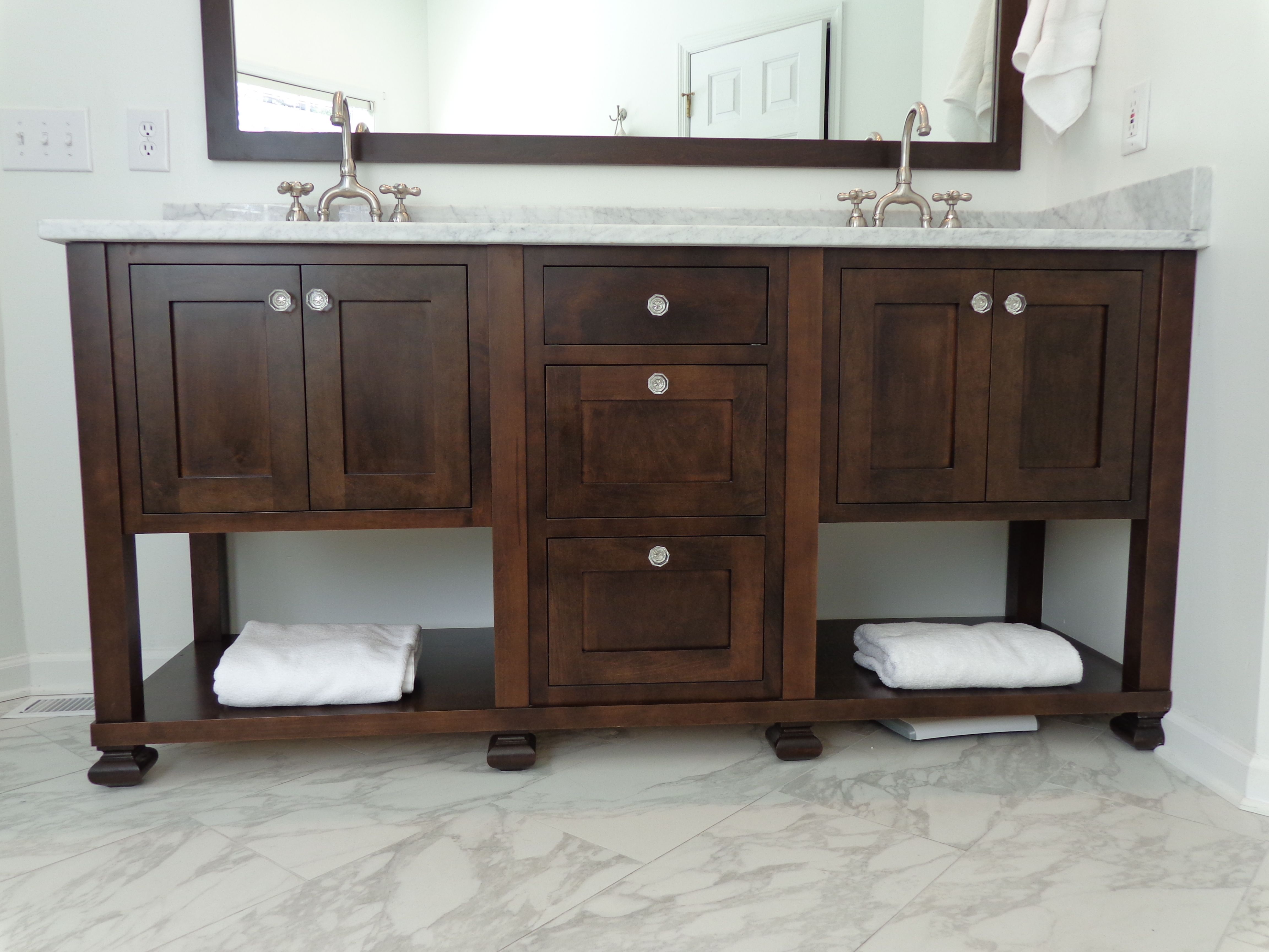 Custom Maple Furniture Vanity by Perfect Design Llc