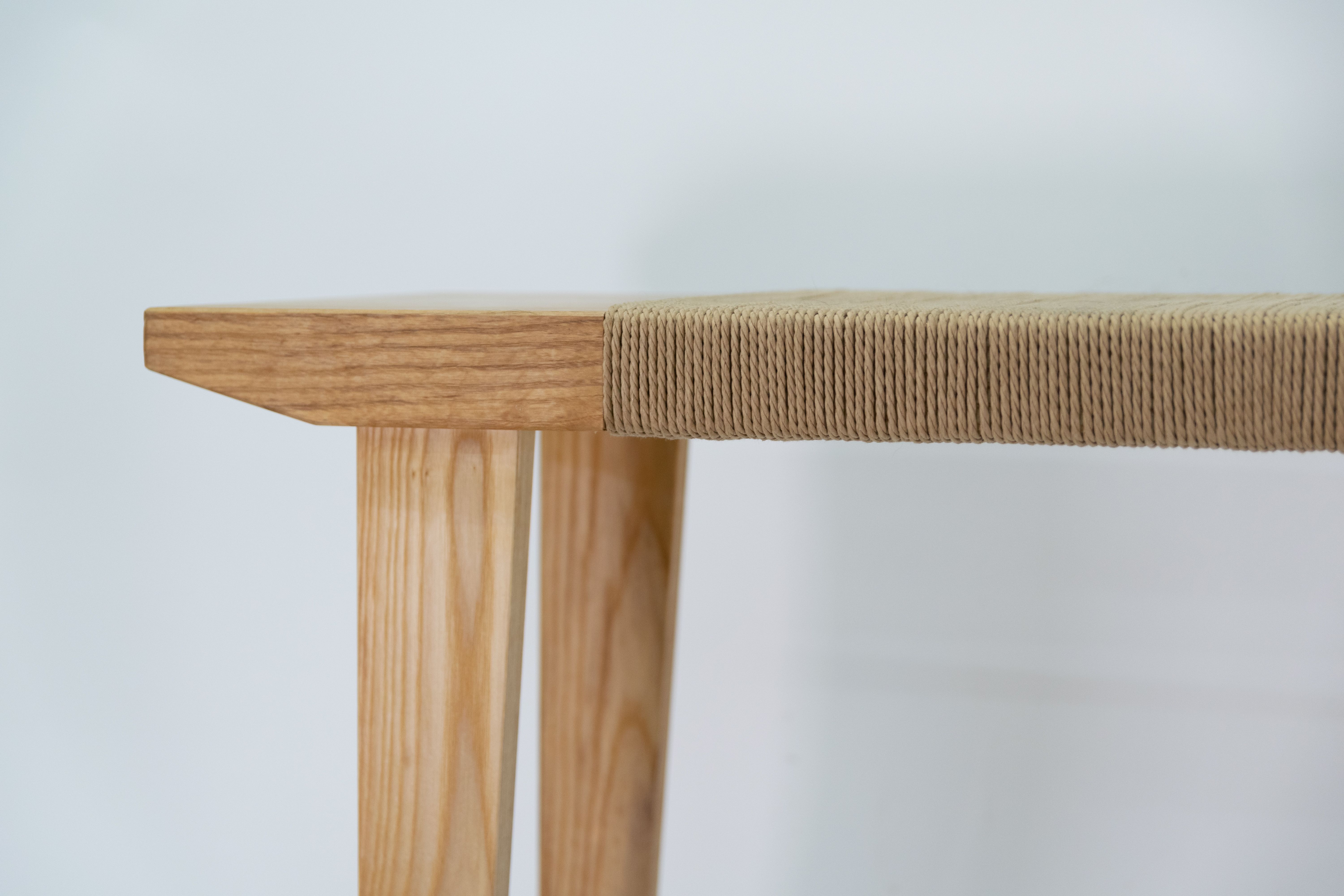 Handmade Danish Cord Bench by Stelzer Studio