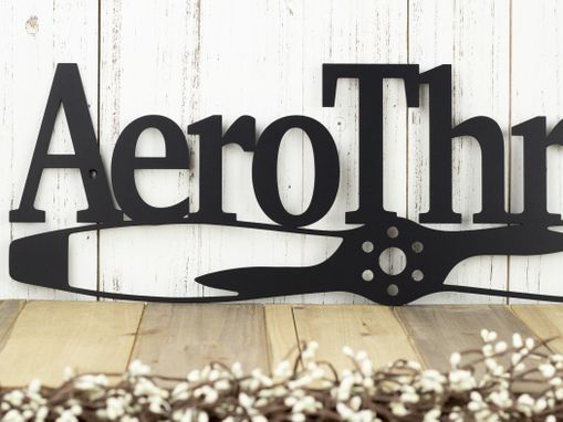 Custom Made Custom Family Name Sign - Pilot Gifts For Him - Laser Cut Name Sign - Airplane Propeller