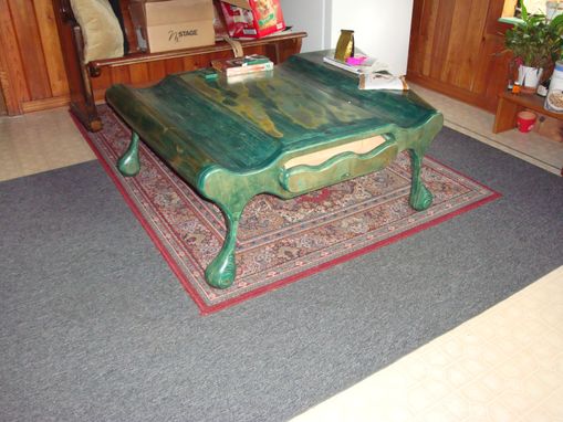 Custom Made Green Coffee Table