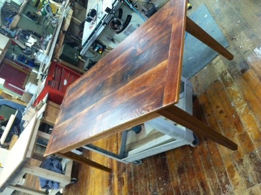 Custom Made Farmers Table / Harvest Table Made From Reclaimed Antique Pine
