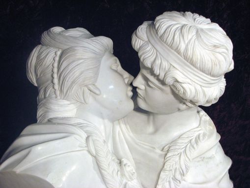Custom Made Love's First Kiss, Marble Bust