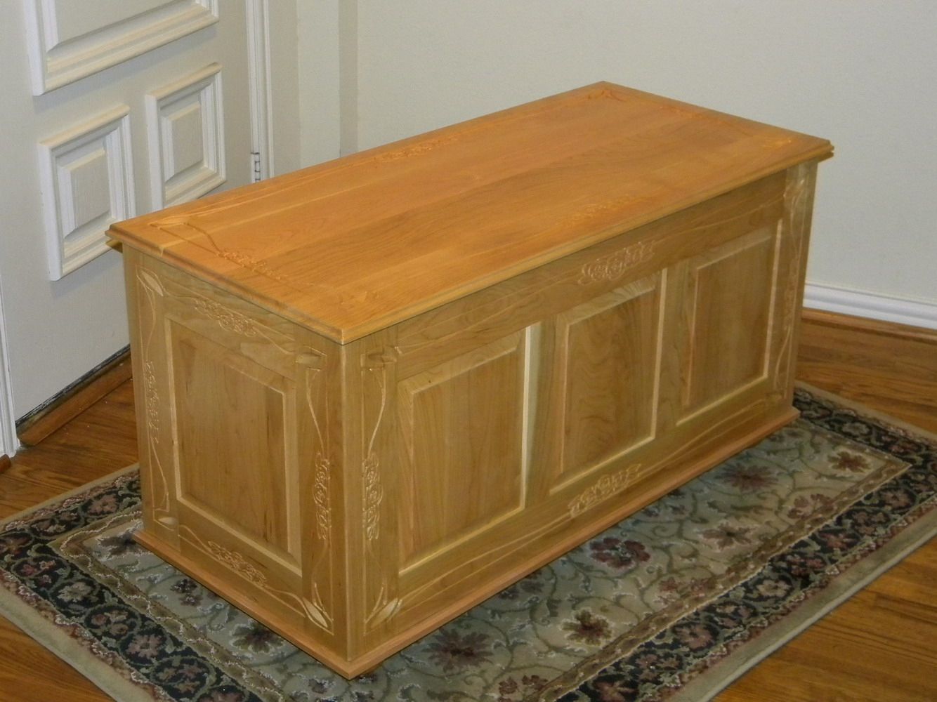 Custom cedar lined blanket chest by north texas wood works custommade