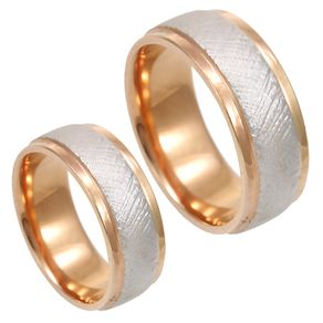 14k white and rose gold wedding band matching bands wedding rings 2 tone - Contemporary Wedding Rings 14k white and rose gold wedding band matching bands wedding rings 2 tone - Contemporary Wedding Rings
