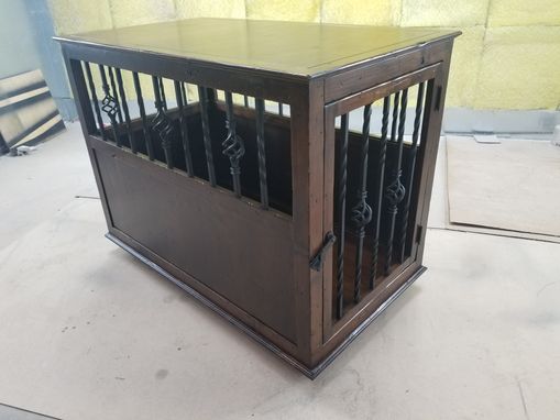 Custom Made Wood Dog Crate Kennels