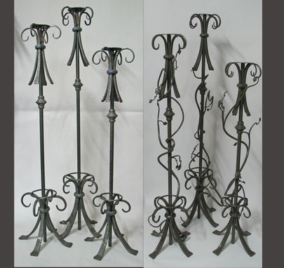 Custom Made Celtic Candle Holders