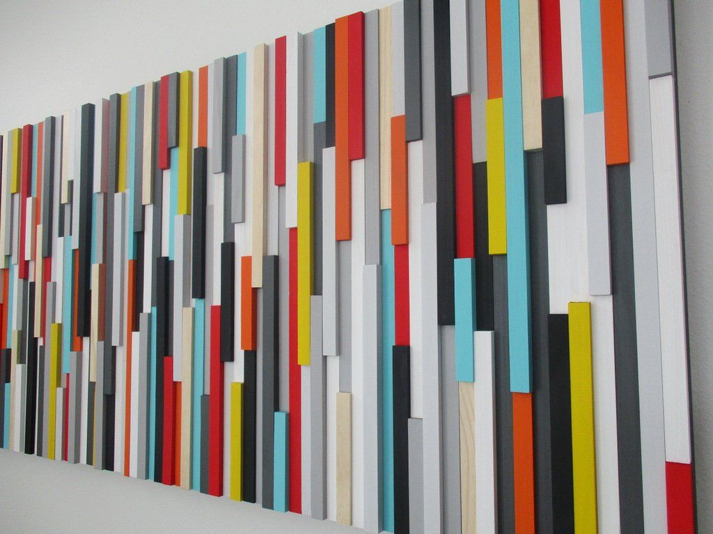 Buy Custom Abstract Painting, Wood Art, Wood Wall Art, Abstract Art