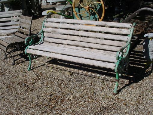Custom Made Sold 5' Victorian Garden Bench Heavy And Very Old!