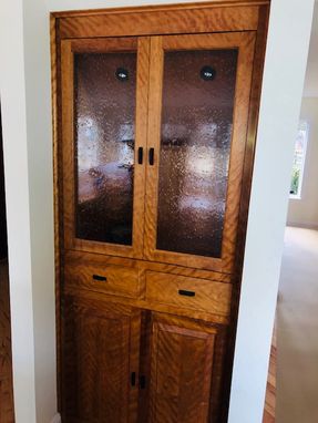 Custom Made Solid Wood Cherry Cabinet