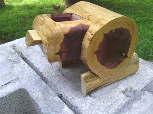 Custom Made Cedar Log Bandsaw Box