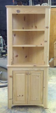 Custom Made Corner Hutch