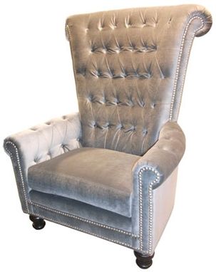 Custom Made Tufted Velvet Chair
