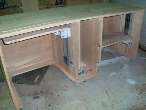 Custom Made Sewing Table For Two Machines