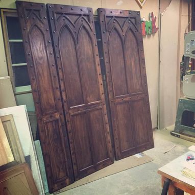 Custom Made Gothic Style Rustic Doors