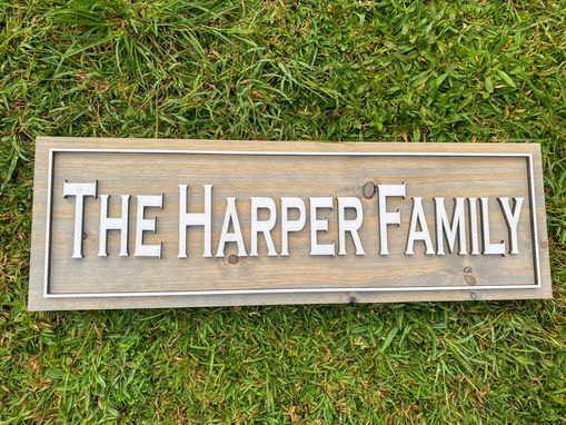 Custom Made Ast Name Carved Wood Sign, Couples Wood Sign, Personalized Wood Sign, Carved Wood Sign