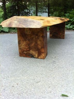 Custom Made Spalted Maple Bench
