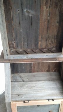 Custom Made Barn Wood Gun Cabinet