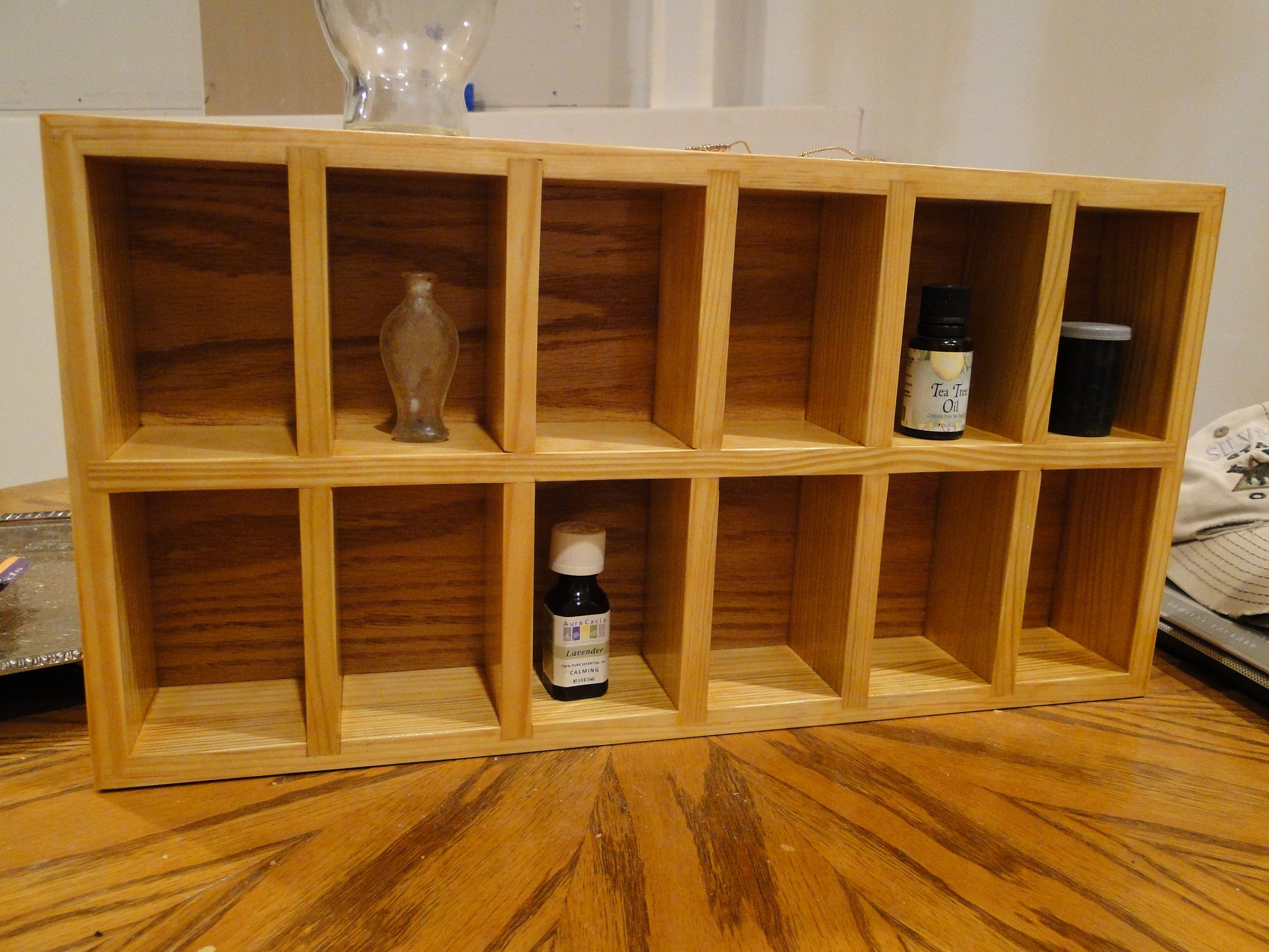 Custom Made Display Case, Coffee Cups, Shot Glasses, Memento's by