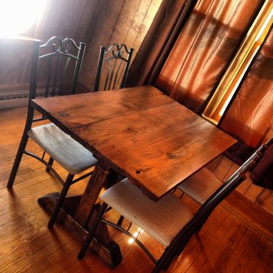 Custom Made 4 Person Walnut Harvest Dining Table