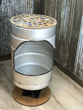 Custom Made Keg Stool - Barstool