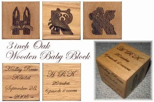 Custom Made Custom Wooden Abc Blocks