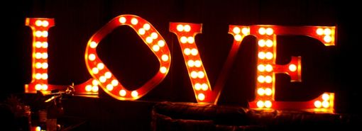 Custom Made Love 2ftx2ft Vintage Marquee Art Letter Smash Style