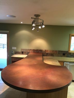 Custom Made Copper Countertops