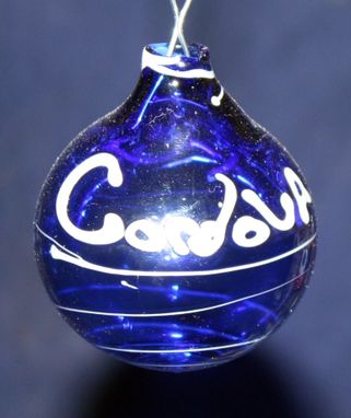 Custom Made Hand Blown Glass Ornaments