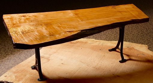 Custom Made Figured Maple Coffee Table