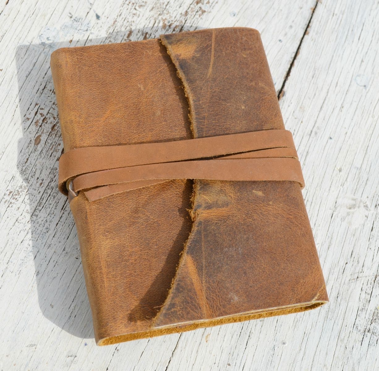 Hand Made Handmade Leather Bound Outlaw Mexico Bandit Journal Travel