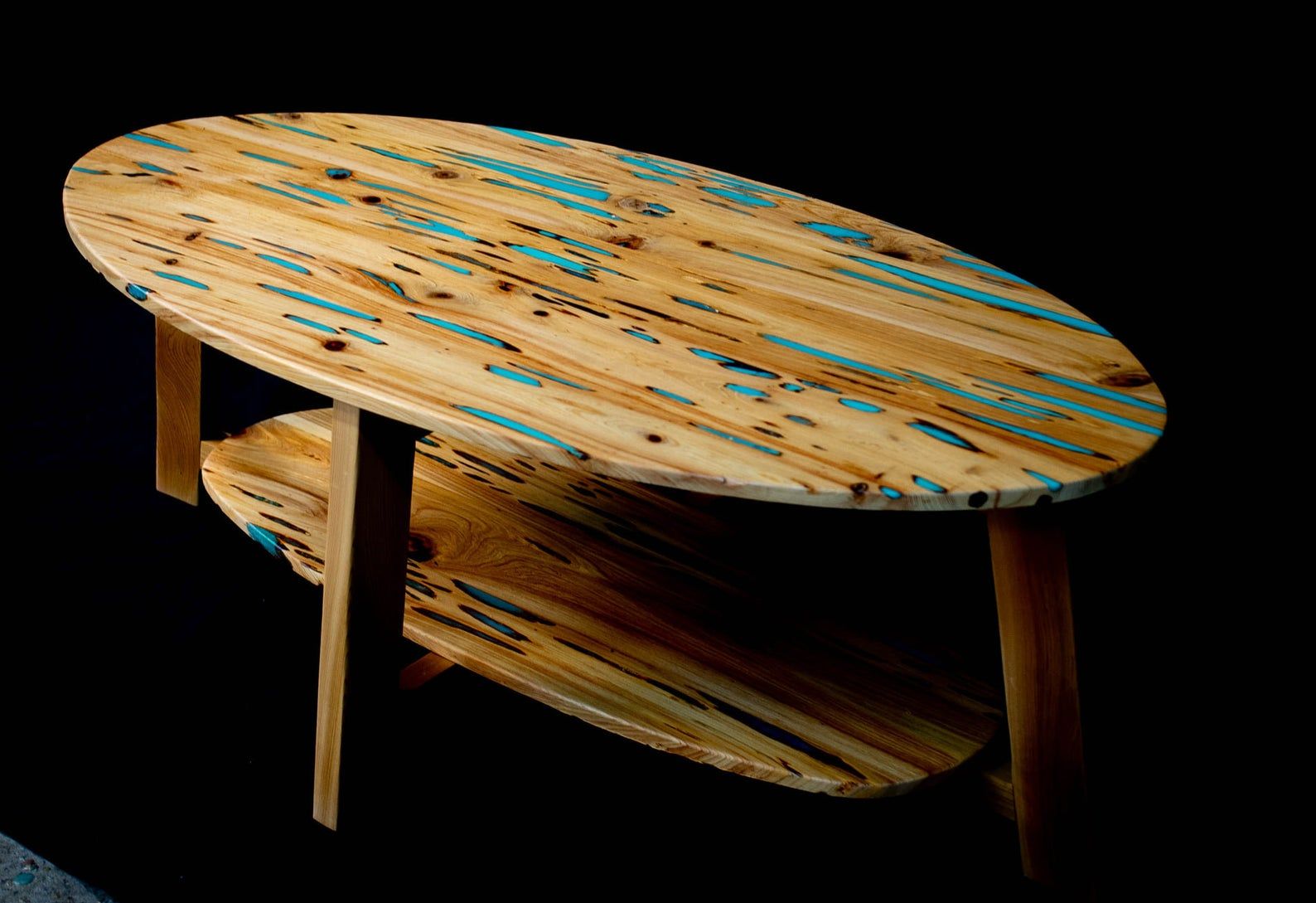 Handmade MidCentury Modern Pecky Cypress Coffee Table by WoodEyes Woodworks