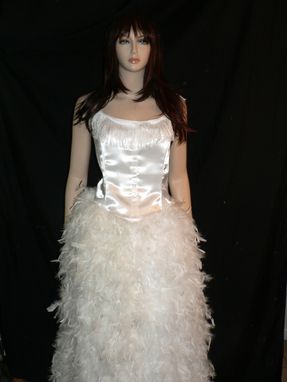 Custom Made Once Upon A Time Snow White Feather Gown