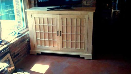 Custom Made Solid Maple Tv Console Or Sideboard