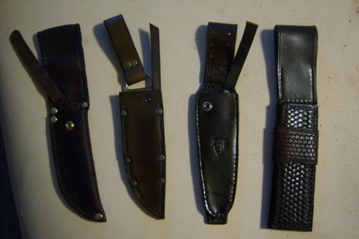 Custom Made Knife Sheaths Of Any Kind And Leather