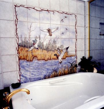 Custom Made Mallard Landscape Mural