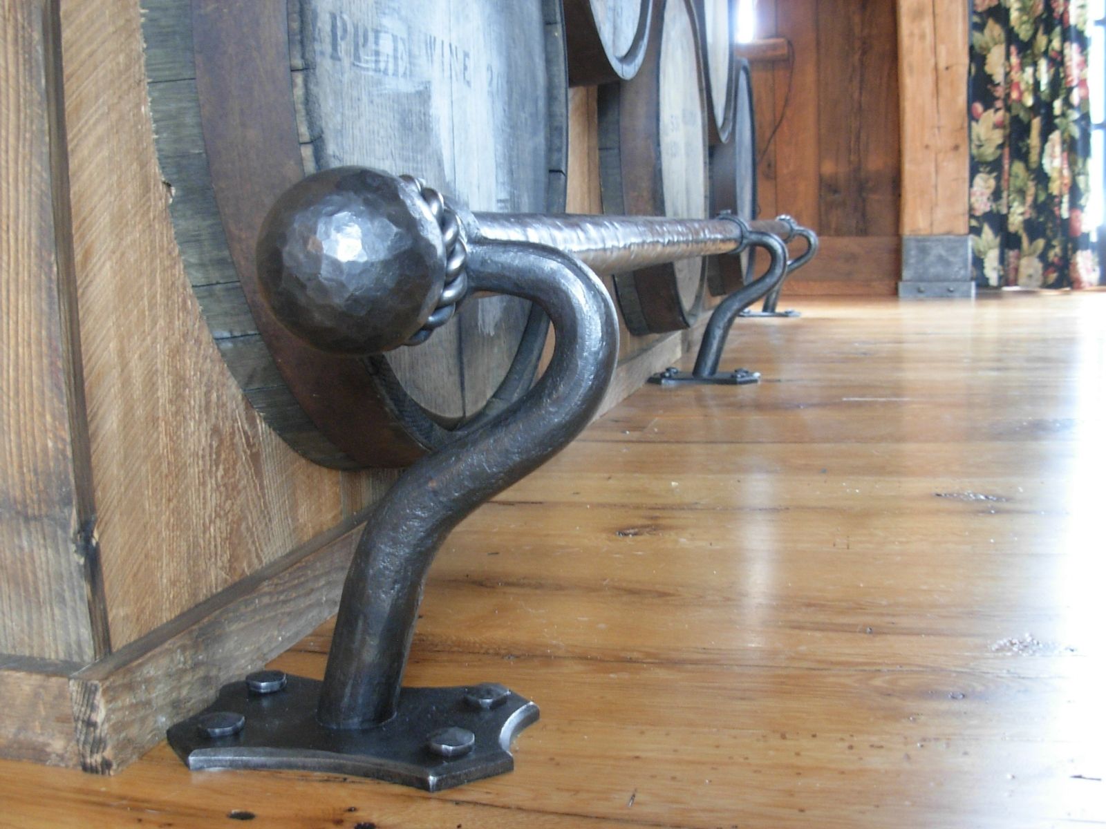 Hand Made Bar Foot Rail by Braddee Metal Works & Design