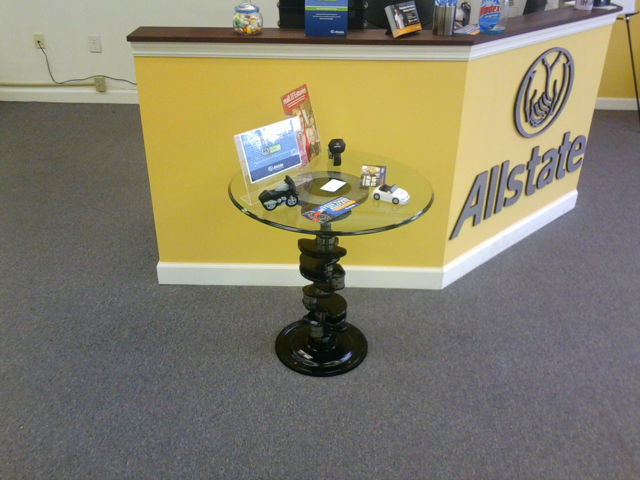 Buy Custom Recycled V8 Crankshaft End Table, made to order from Erik J