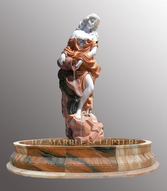 Custom Made Maiden W/ Jug Fountain