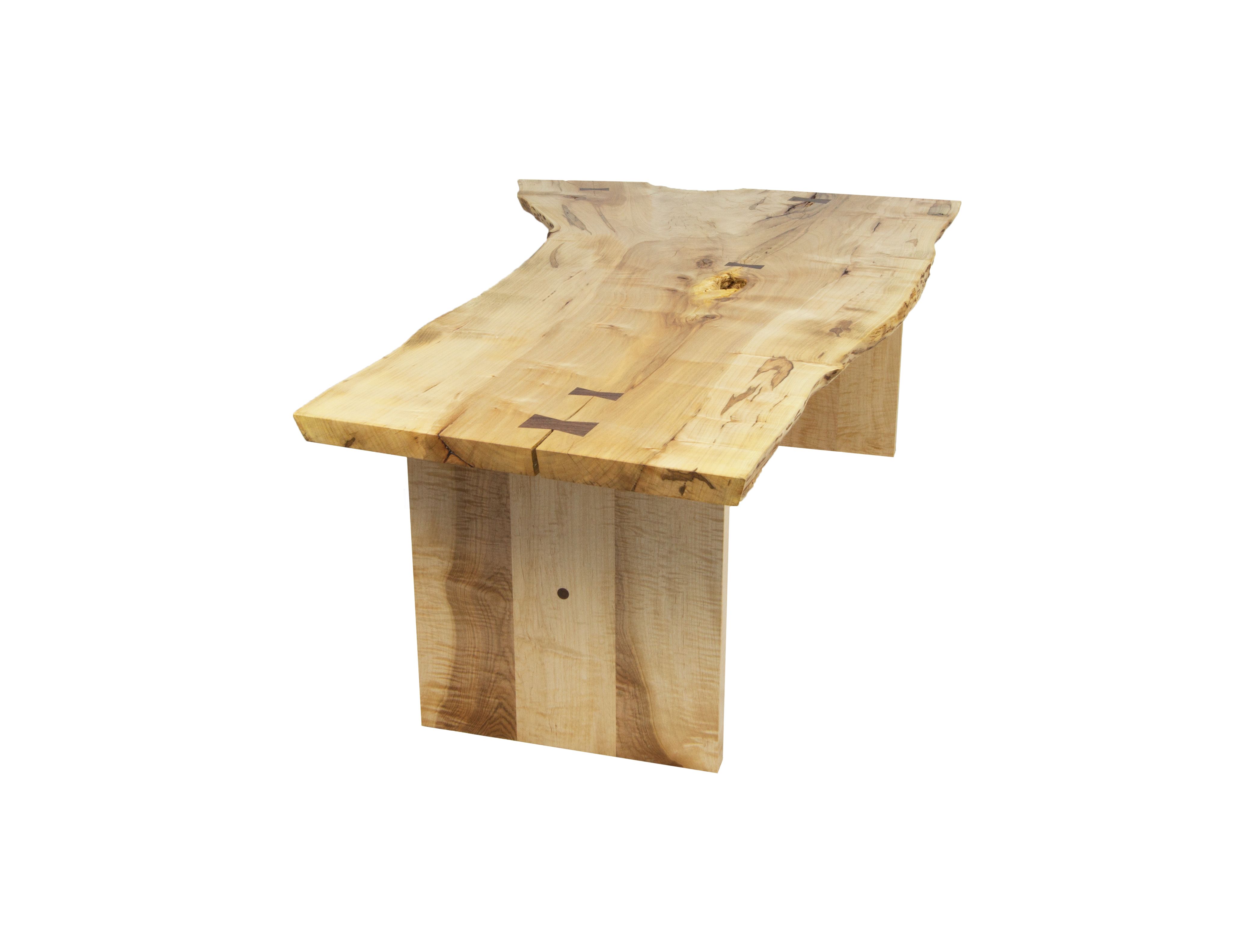 Buy Hand Crafted Handmade Ambrosia Maple Live Edge Coffee Table, made