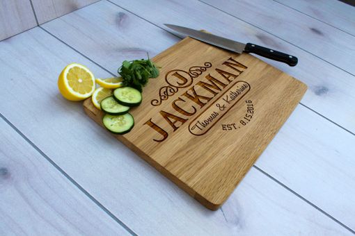 Custom Made Personalized Cutting Board, Engraved Cutting Board, Custom Wedding Gift – Cb-Wo-Jackman