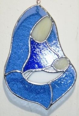 Custom Made Mother And Child In Stained Glass